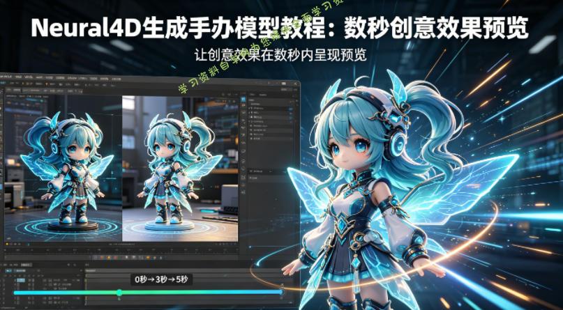Neural4D生成手办模型教程，让创意效果在数秒内呈现预览-为您提供全面学习资料信息资源学习资料自学网