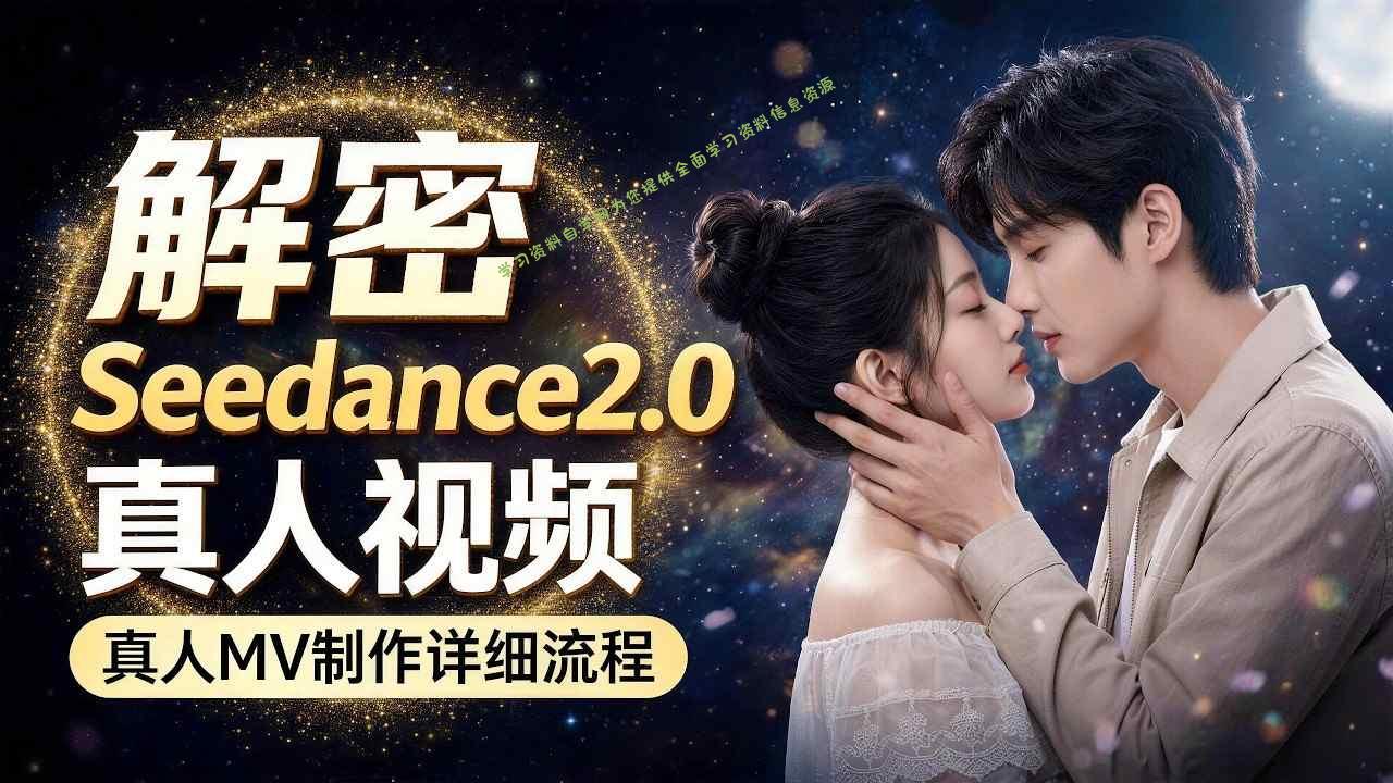 Seedance 2.0解密教程:零基础制作真人MV全流程