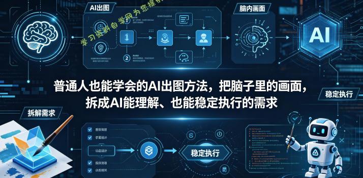 普通⼈也能学会的AI出图⽅法,把脑子里的画面,拆成AI能理解、也能稳定执行的需求【文档】