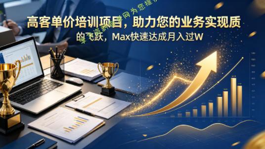 高客单价培训项目，助力您的业务实现质的飞跃，Max快速达成月入过W【原创双语字幕】 - - 
