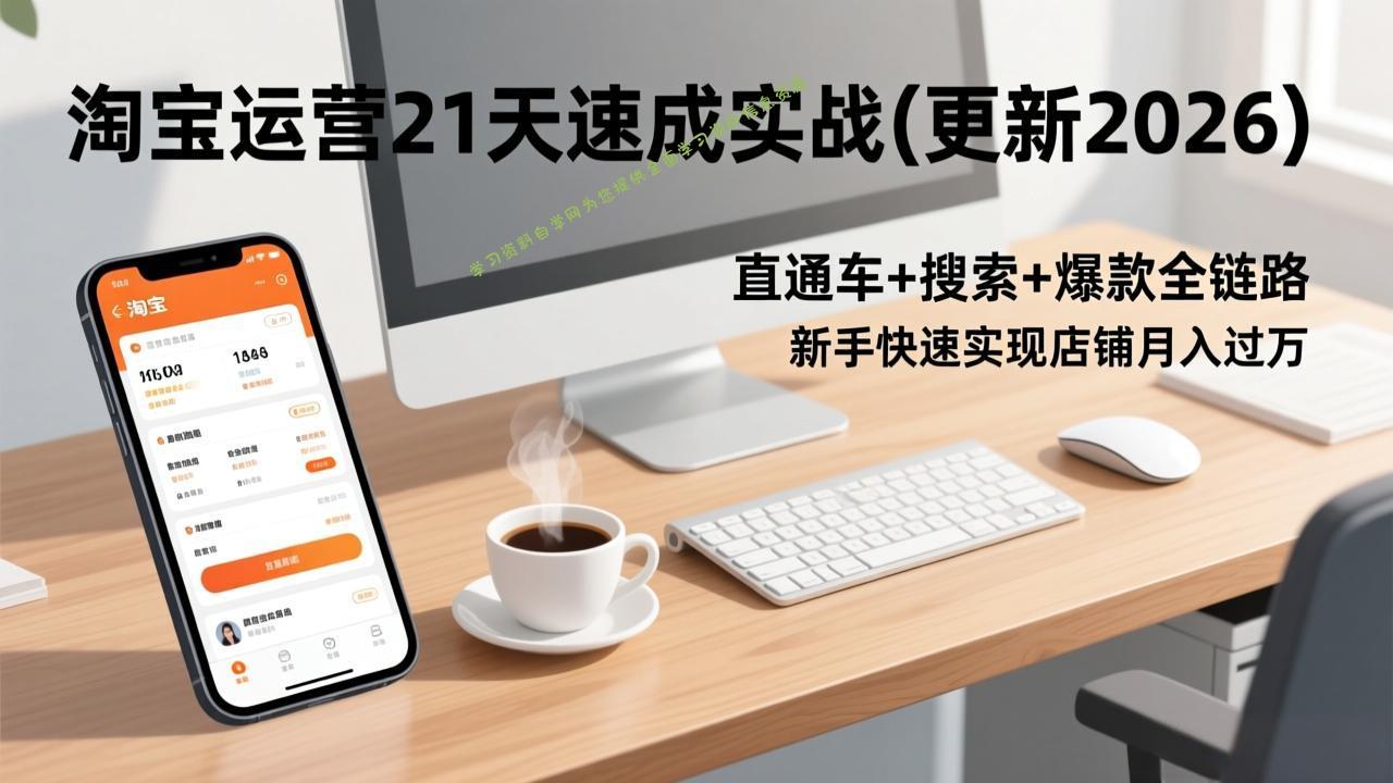 淘宝运营21天速成实战(更新3月 -