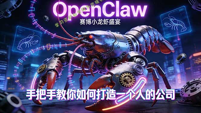 OpenClaw，小龙虾-从产品到爆款的成长之路，手把手教你如何打造一个人的公司 - - 