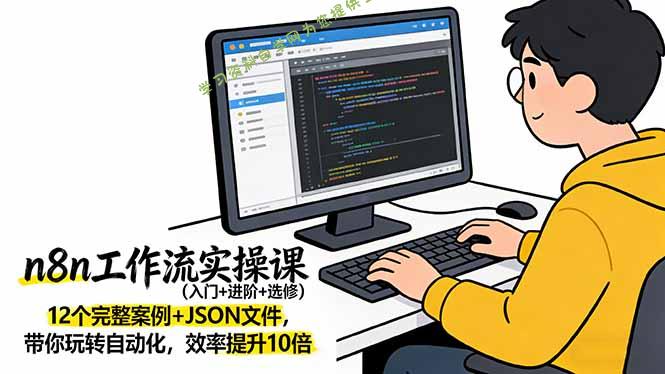 n8n工作流实操课(入门+进阶+选修 - - 