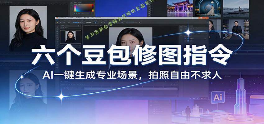 六个豆包修图指令:AI 一键生成专业场景,拍照自由不求人 - -