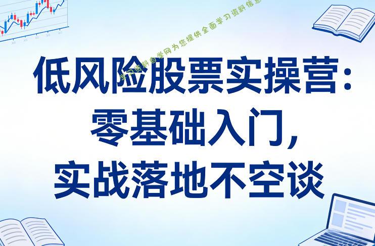 低风险股票实操营:零基础入门,实战落地不空谈 -