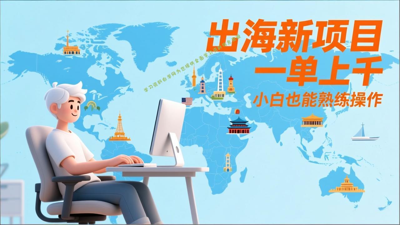 出海新项目，一单上千，小白也能熟练操作 - - 