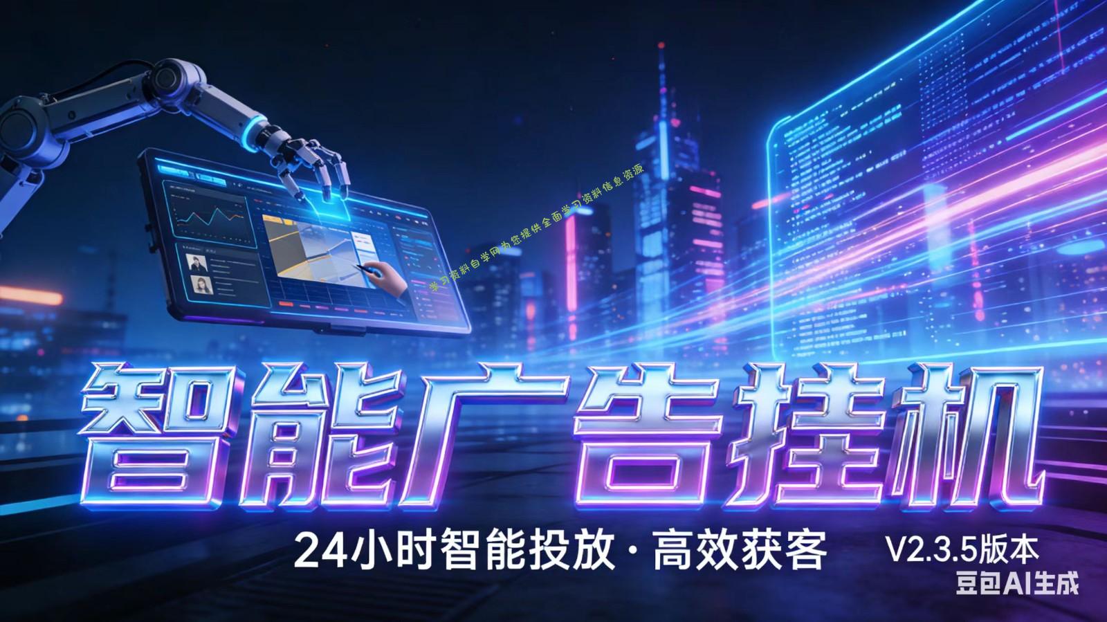 AI 广告云挂机 · 全域流量变现平台 - - 