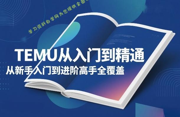 TEMU从入门到精通,从新手入门到进阶高手全覆盖