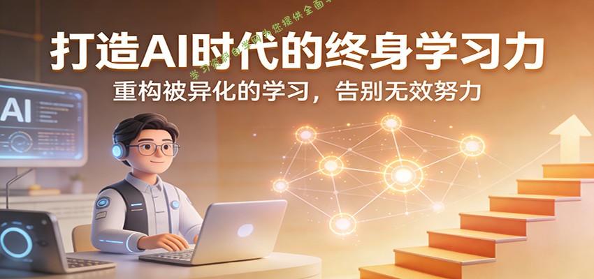 打造AI时代的终身学习力：重构被异化的学习，告别无效努力 - - 