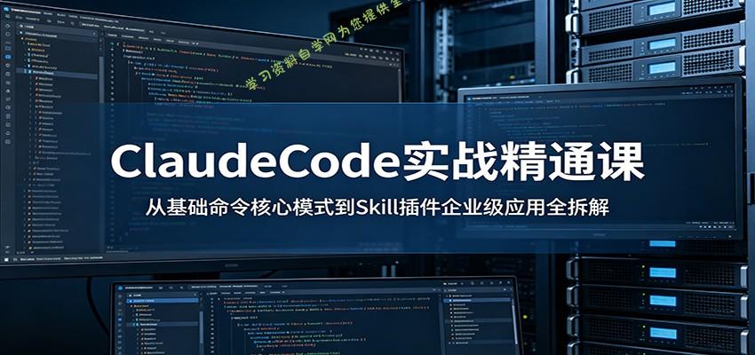 ClaudeCode实战精通课：从基础命令核心模式到Skill插件企业级应用全拆解 - - 