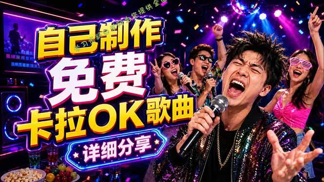 免费卡拉OK歌曲制作全攻略：音轨分离字幕制作，零基础快速做出专业K歌视频 - - 