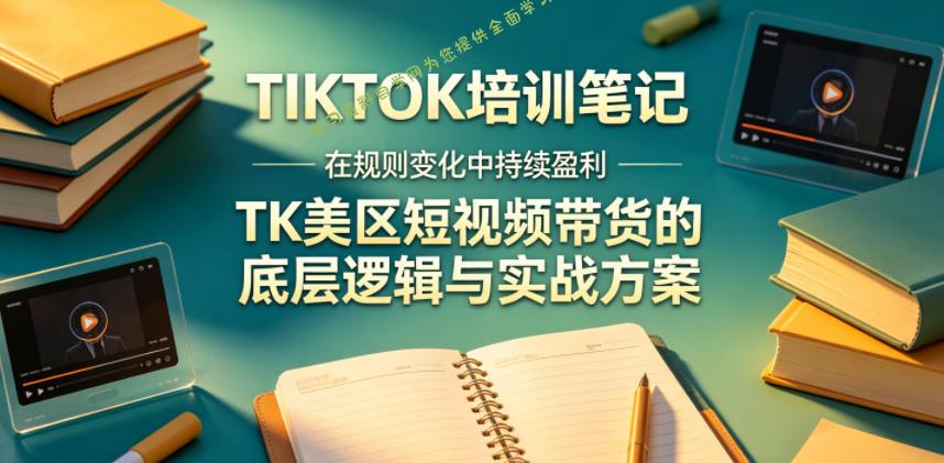 视界跨境TIKTOK4月17培训笔记，在规则变化中持续盈利，TK美区短视频带货的底层逻辑与实战方案【文档】 - 