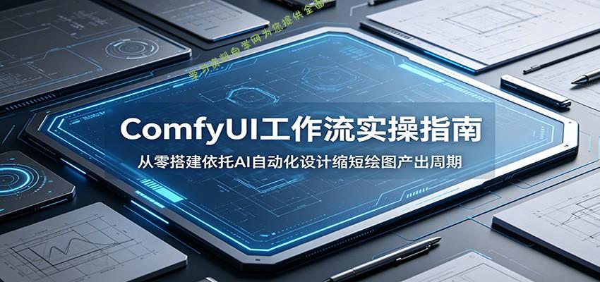 ComfyUI 工作流实操指南:从零搭建依托AI自动化设计缩短绘图产出周期 - -
