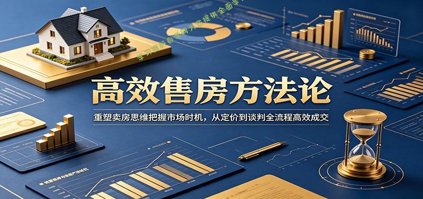 高效售房方法论：重塑卖房思维把握市场时机，从定价到谈判全流程高效成交 - 